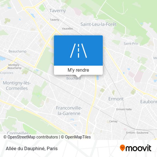 Allée du Dauphiné plan