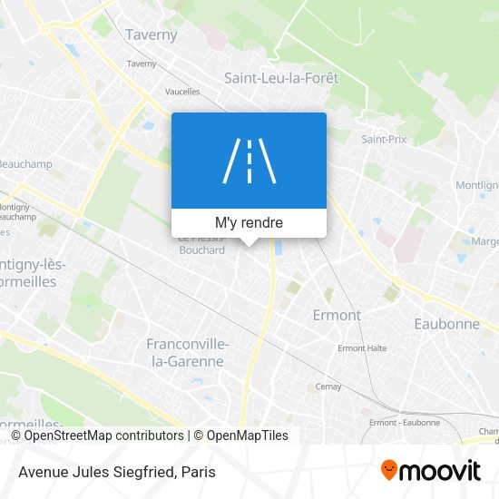 Avenue Jules Siegfried plan
