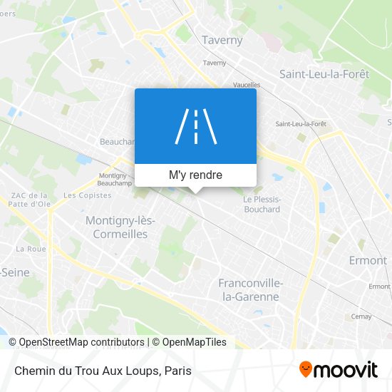 Chemin du Trou Aux Loups plan