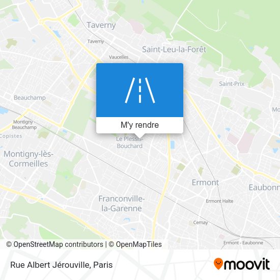 Rue Albert Jérouville plan