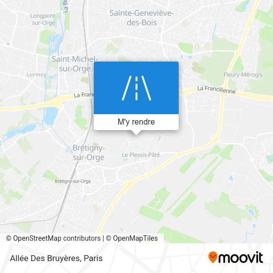 Allée Des Bruyères plan