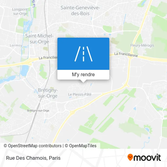 Rue Des Chamois plan