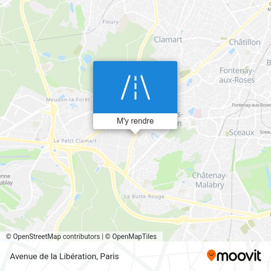 Avenue de la Libération plan