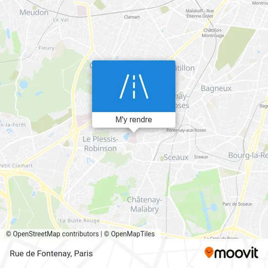 Rue de Fontenay plan