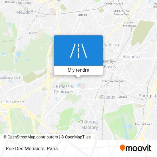 Rue Des Merisiers plan