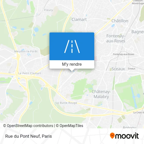 Rue du Pont Neuf plan