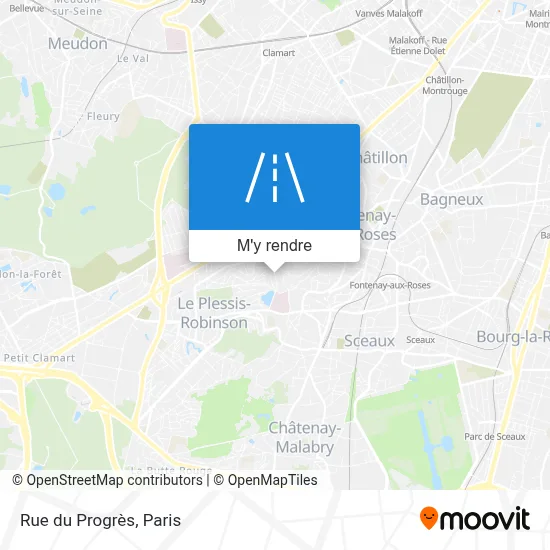 Rue du Progrès plan