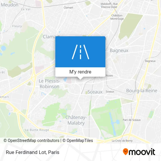 Rue Ferdinand Lot plan