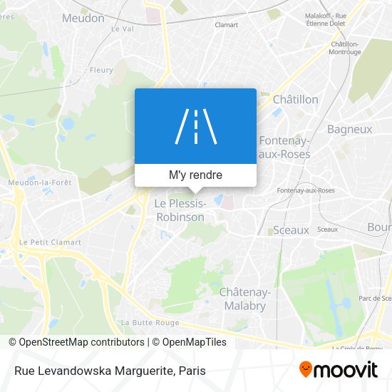 Rue Levandowska Marguerite plan