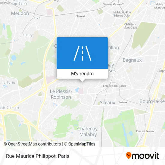 Rue Maurice Philippot plan