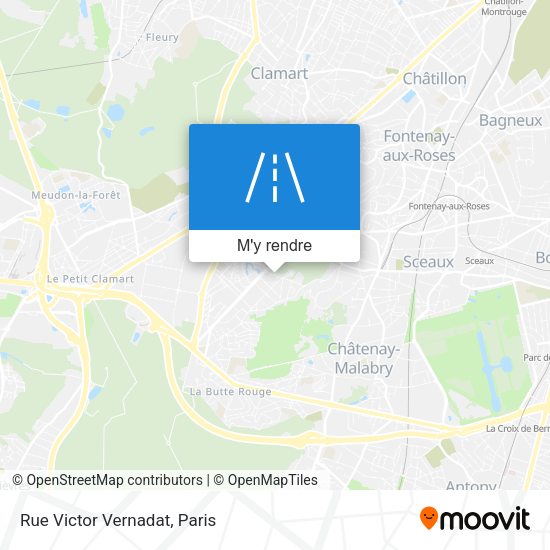 Rue Victor Vernadat plan