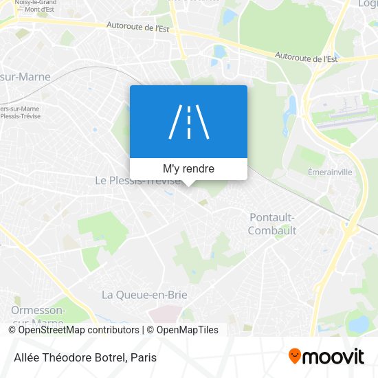 Allée Théodore Botrel plan