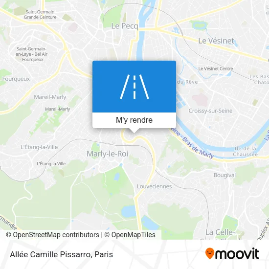 Allée Camille Pissarro plan