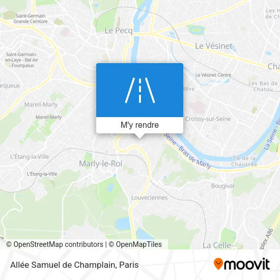Allée Samuel de Champlain plan