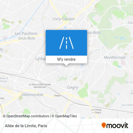 Allée de la Limite plan