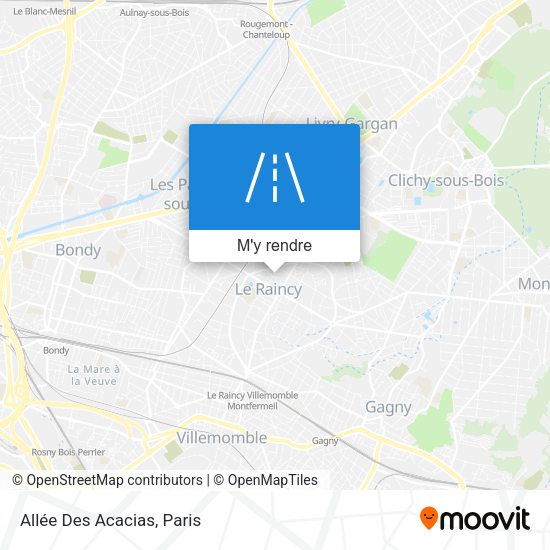 Allée Des Acacias plan