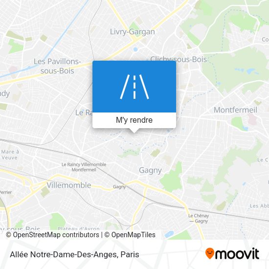 Allée Notre-Dame-Des-Anges plan