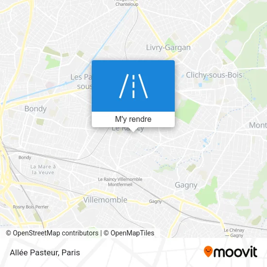 Allée Pasteur plan