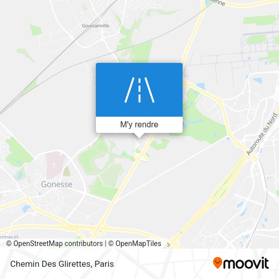Chemin Des Glirettes plan