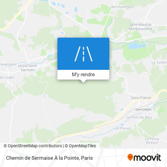 Chemin De Sermaise À La Pointe plan