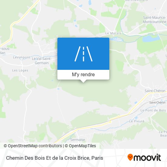 Chemin Des Bois Et De La Croix Brice plan