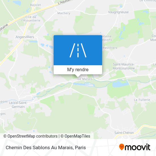 Chemin Des Sablons Au Marais plan