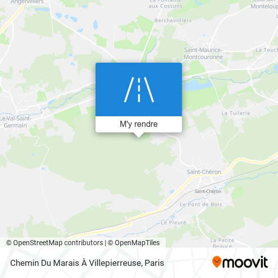 Chemin Du Marais À Villepierreuse plan