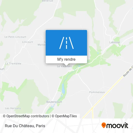 Rue Du Château plan