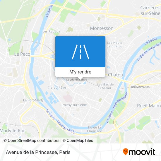 Avenue de la Princesse plan