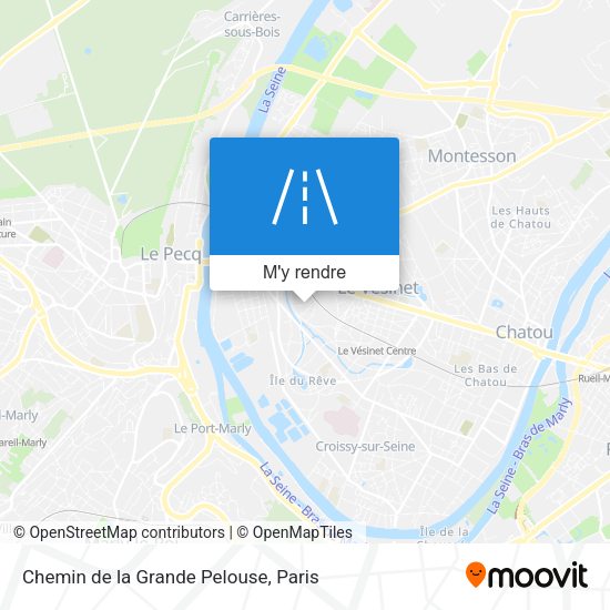 Chemin de la Grande Pelouse plan