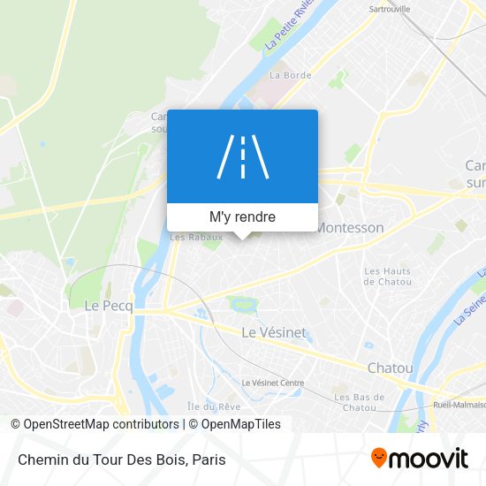 Chemin du Tour Des Bois plan