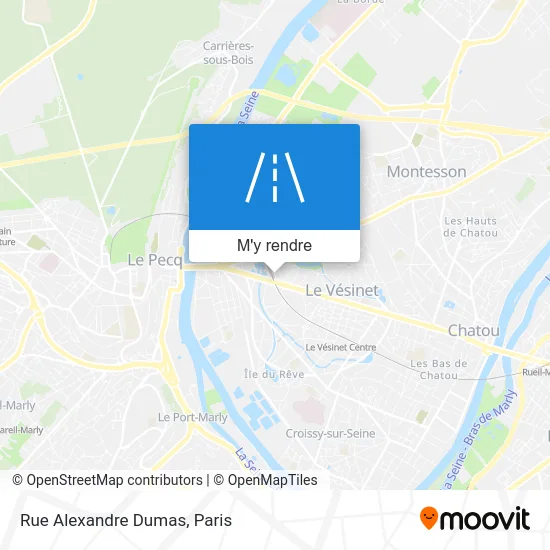 Rue Alexandre Dumas plan