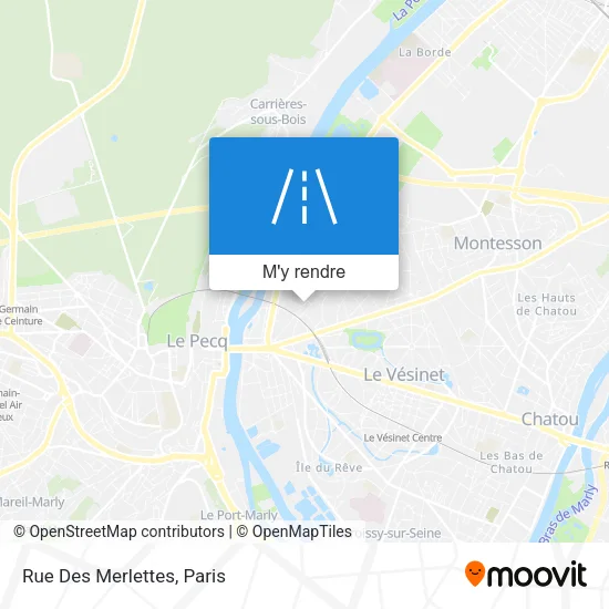 Rue Des Merlettes plan