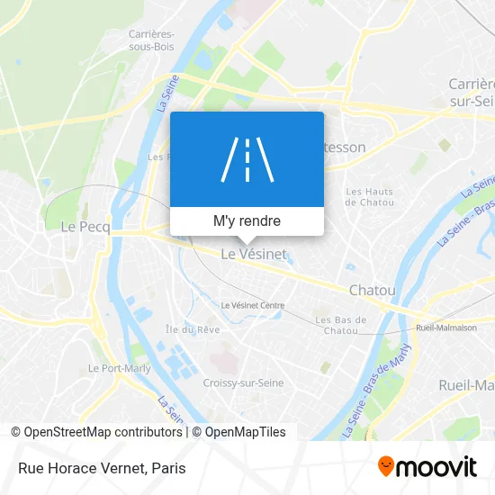 Rue Horace Vernet plan