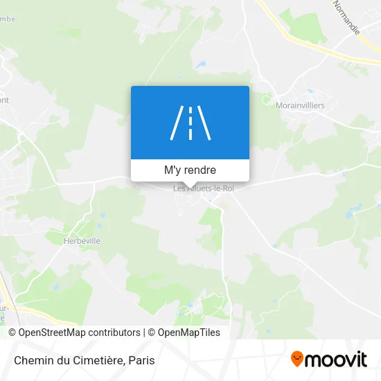 Chemin du Cimetière plan