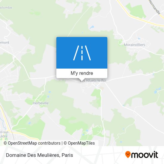 Domaine Des Meulières plan