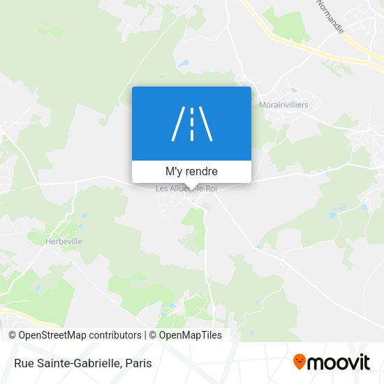 Rue Sainte-Gabrielle plan