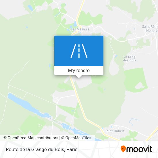 Route de la Grange du Bois plan