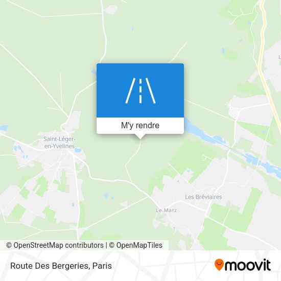 Route Des Bergeries plan