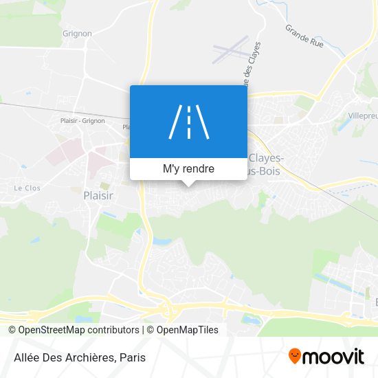 Allée Des Archières plan