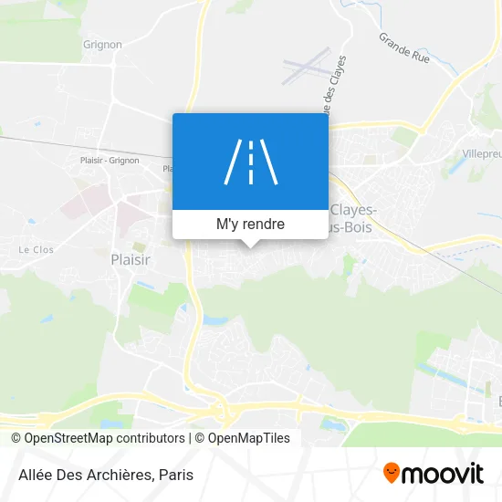 Allée Des Archières plan
