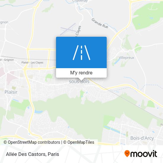 Allée Des Castors plan