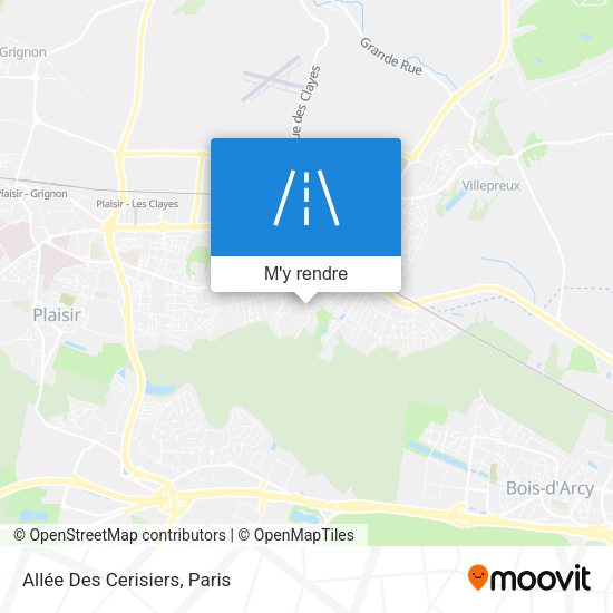 Allée Des Cerisiers plan
