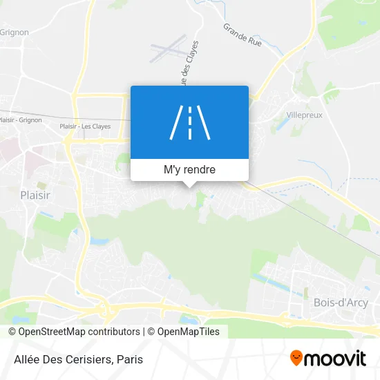 Allée Des Cerisiers plan