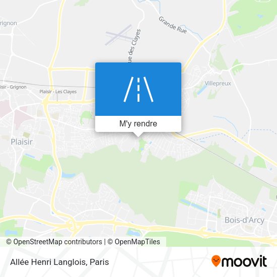 Allée Henri Langlois plan
