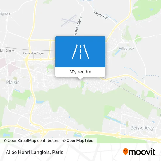 Allée Henri Langlois plan
