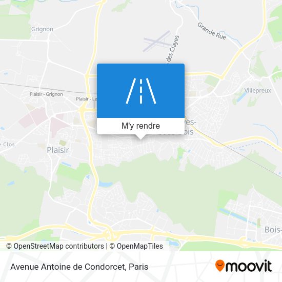 Avenue Antoine de Condorcet plan