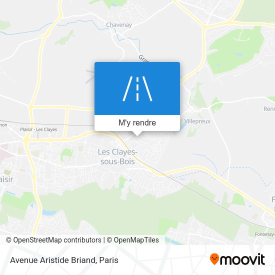 Avenue Aristide Briand plan