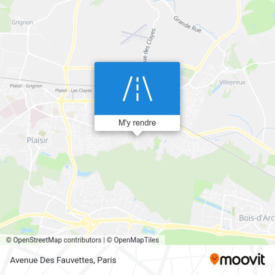 Avenue Des Fauvettes plan