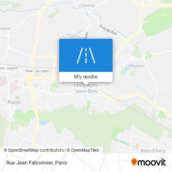 Rue Jean Falconnier plan